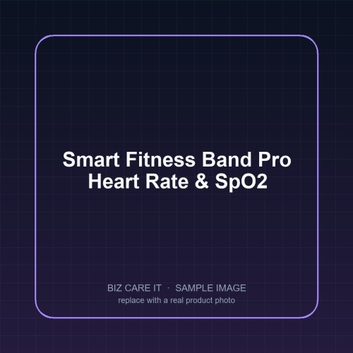 Smart Fitness Band Pro Heart Rate & SpO2