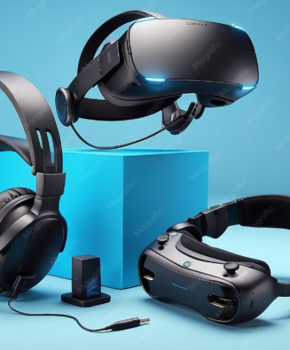 VR Gaming Headset Combo Set